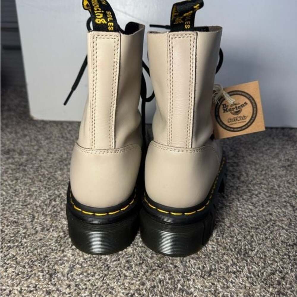 Dr. Martens Women's Audrick 8-Eye Nappa Lux Platform Ankle Boots - Picture 6 of 13
